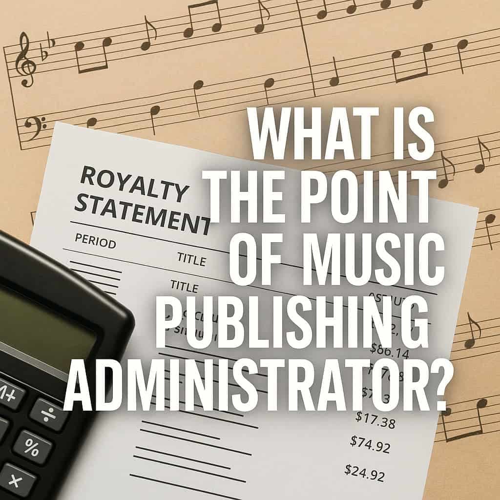 What Is the Point of a Music Publishing Administrator? Understanding Their Role in Royalty Collection
